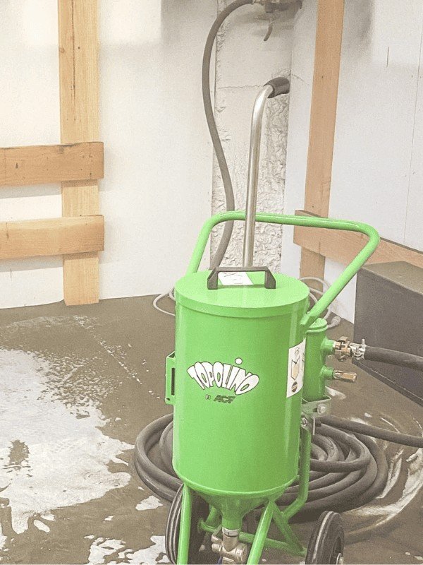 aerogommeuse bois métal pierre