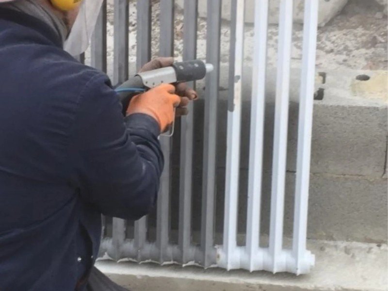 sablage radiateur fonte pierre