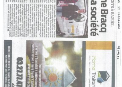 L'observateur du Cambrésis 8 Novembre 2012 Création