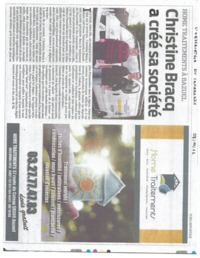 L'observateur du Cambrésis 8 Novembre 2012 Création