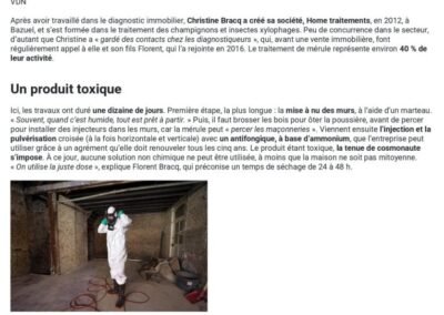 La Voix du Nord 21 Mai 2019 Article mérule 5